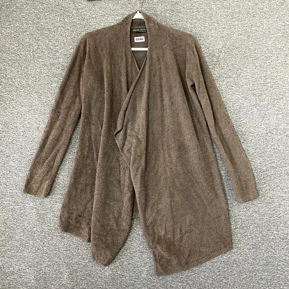 Barefoot Dreams Women’s XXS / XS Brown Long Sleeve Calypso Cozychic Lite Sweater